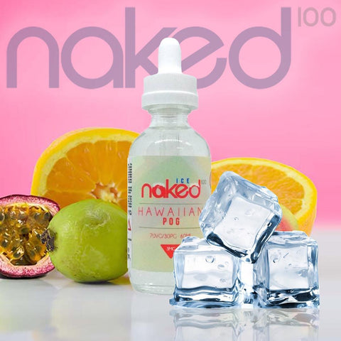 HAWAIIAN POG ON ICE E-JUICE 60ML BY NAKED 100
