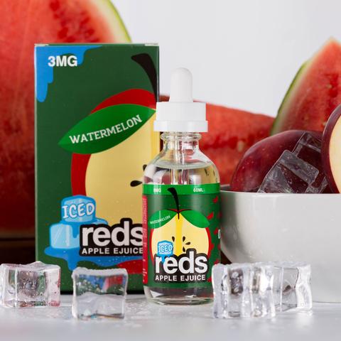 Reds Watermelon E-Juice - ICED Watermelon Apple